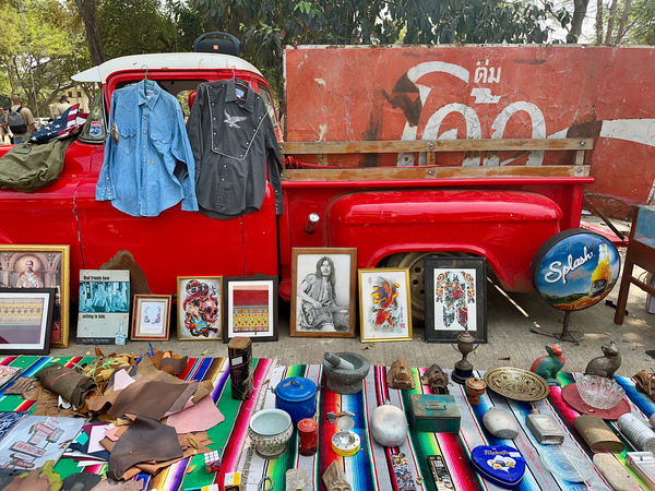 Red Truck Market Print