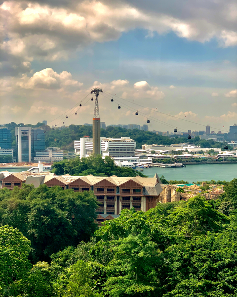 Singapore Cable Car Print