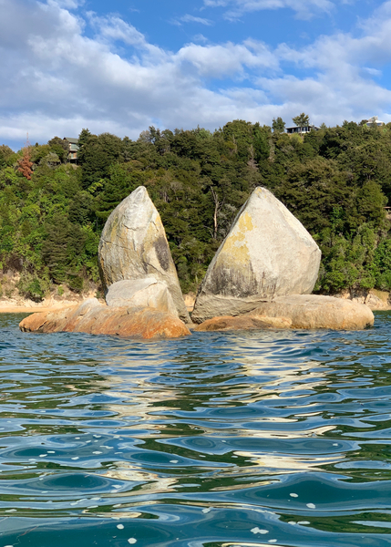 Split Apple Rock New Zealand 1 Print