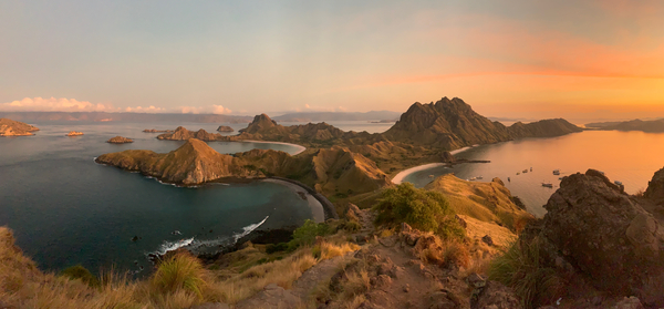 Sunrise on Padar Island Indonesia Print