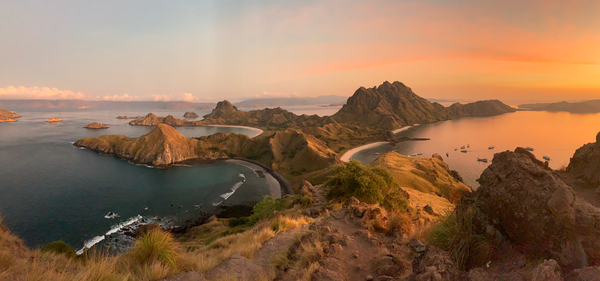 Sunrise on Padar Island Indonesia 3 Print