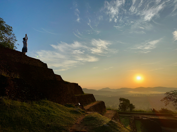 Sunrise on Top of Sigiriya Sri Lanka 2 Print