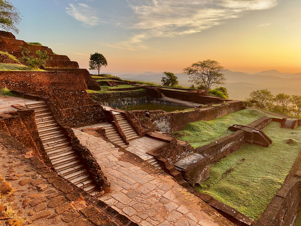 Sunrise on Top of Sigiriya Sri Lanka 5 Print