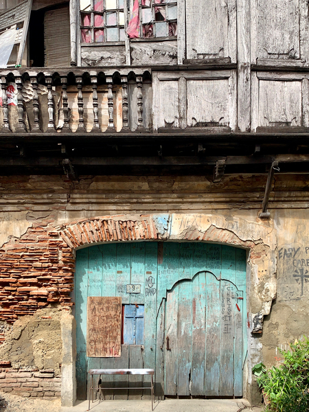 The Blue Doors Print