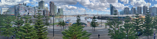 Victoria Harbour in Melbourne 3 Print