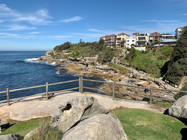 Walkway Along the Shore Print