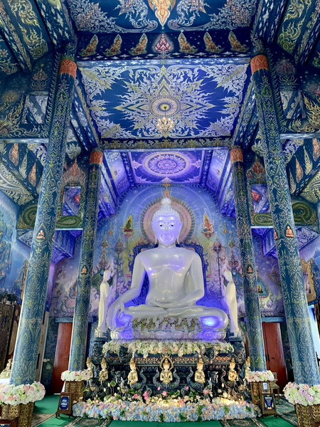 Wat Rong Suea Ten Blue Temple 3 Print