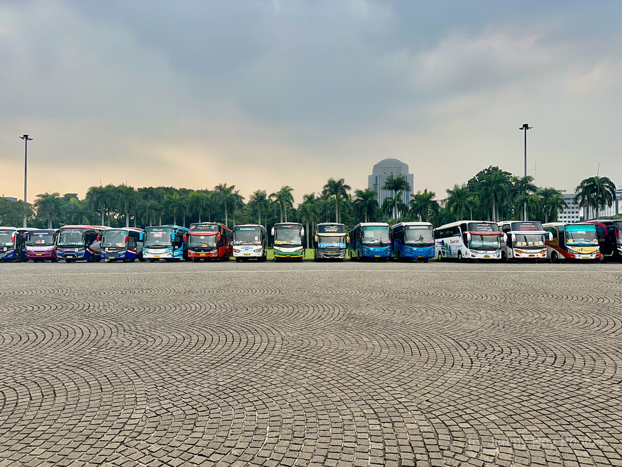 Bus Line Jakarta  Print