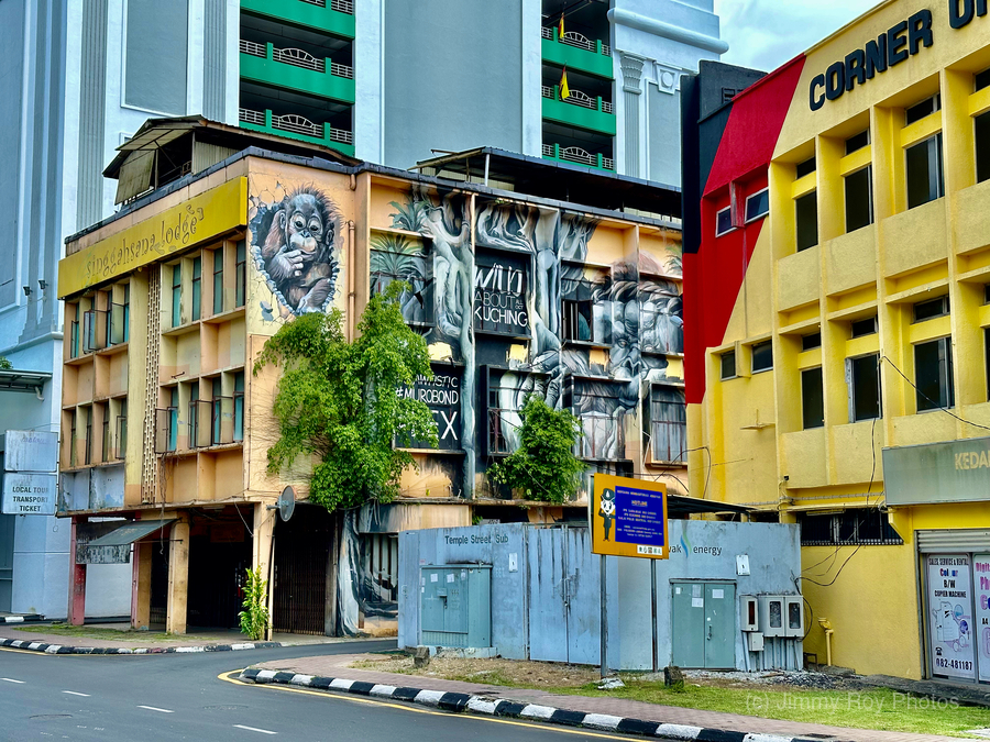 The Streets of Kuching Borneo  Print