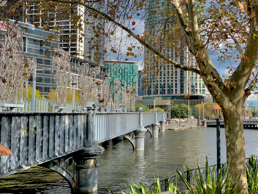 Around Yarra River in Melboune 4  Imprimer
