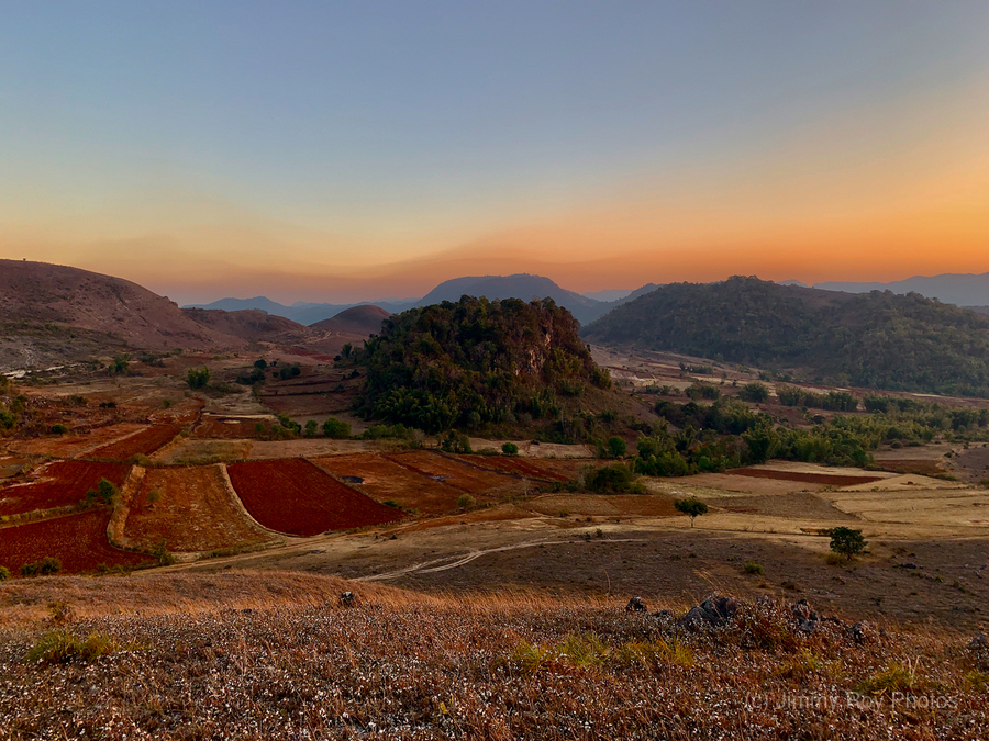 Earth Tones Sunset  Print