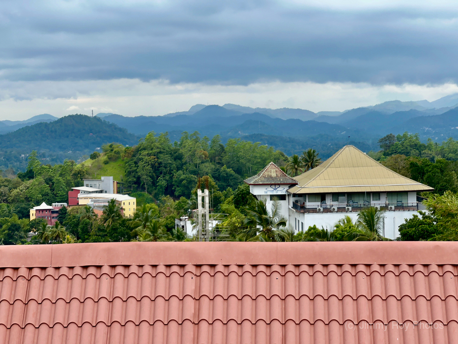 Mountains passed the Roof  Print