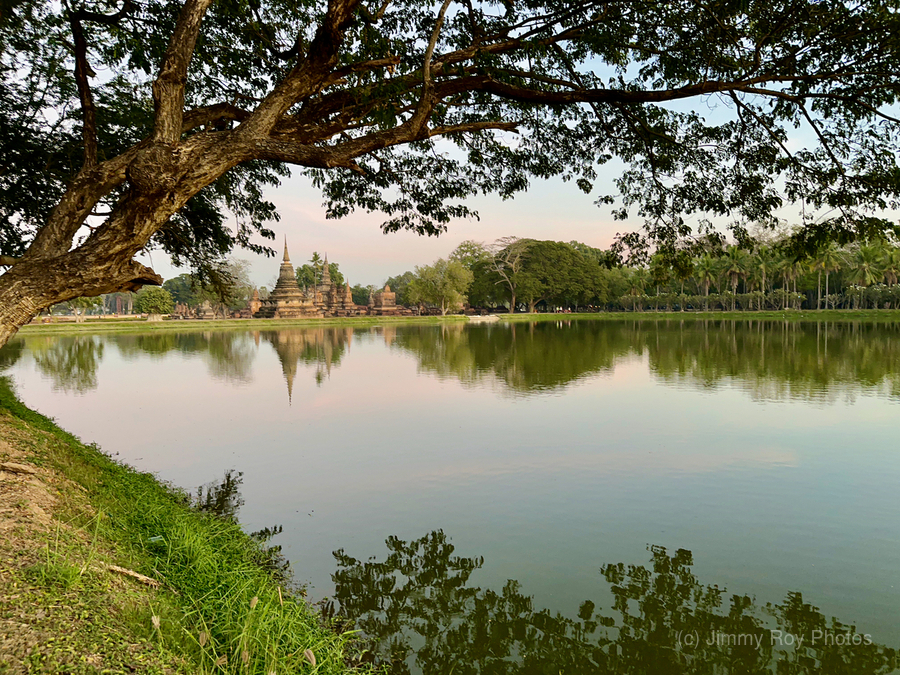 Temple Reflections  Print