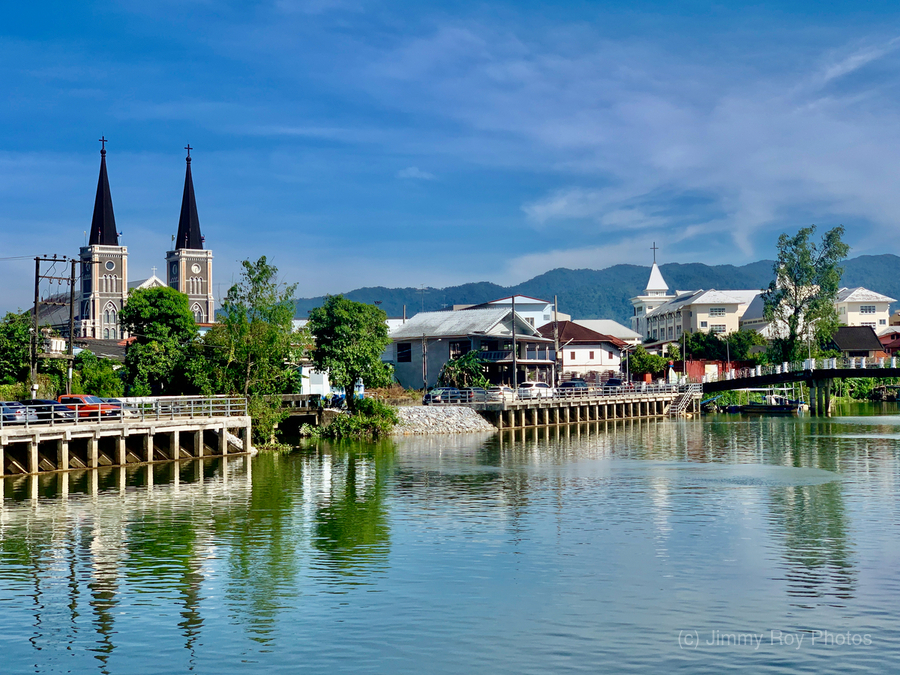 View of the Chanthaburi Cathedral  Imprimer