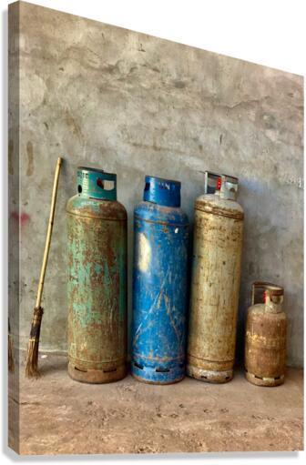 Gas Tanks Canvas Print