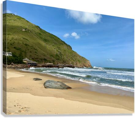Beach side Canvas Print