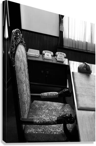 Old Phones in the Office Canvas Print