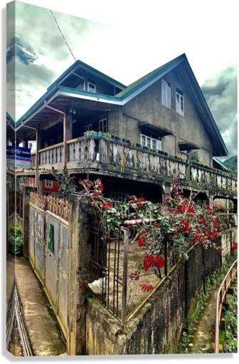 Scary House Canvas Print