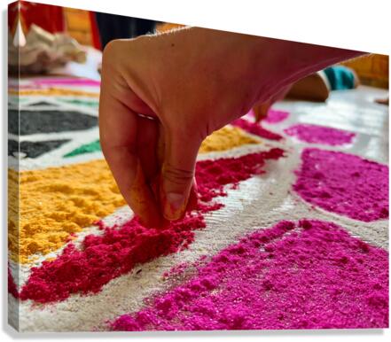 Mandala Hand Canvas Print