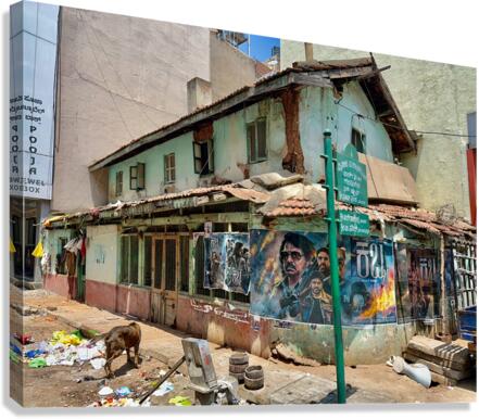 Indian Street Corner Canvas Print