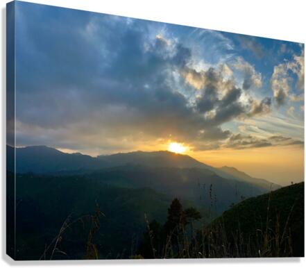Sunrise Over the Mountain 2 Canvas Print