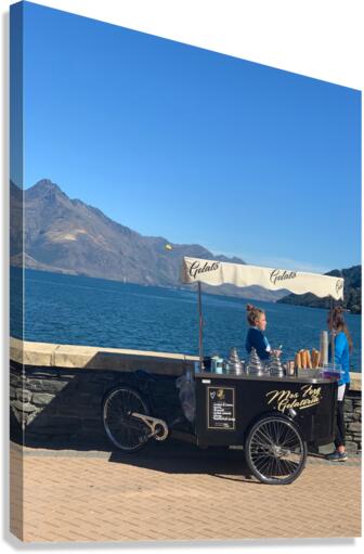 Gelato by the Lake Canvas Print