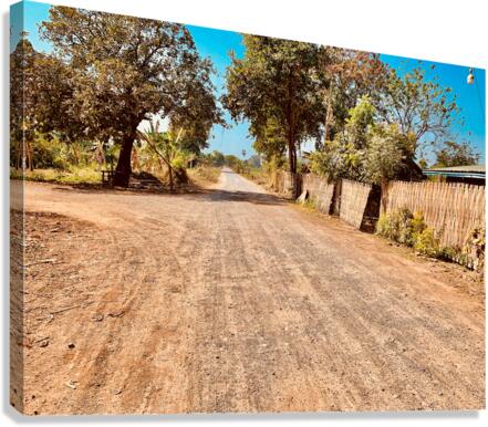 Follow the Dirt Road Canvas Print