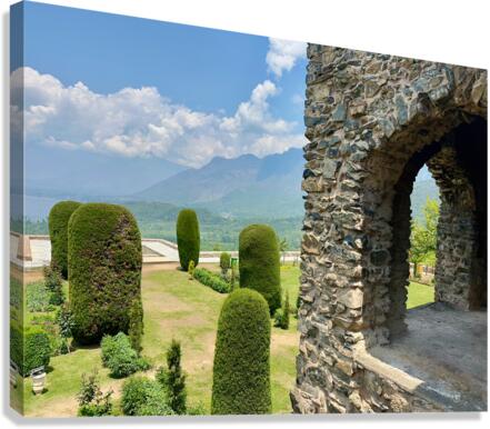 View from Pari Mahal Srinagar Canvas Print