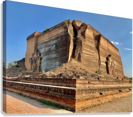 Mingun Pahtodawgyi 2 Canvas Print