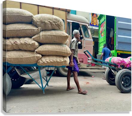 Heavy Delivery Canvas Print