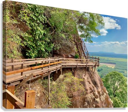 The Amazing Wat Phu Tok 3 Canvas Print