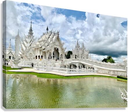 Wat Rong Khun White Temple 2 Canvas Print
