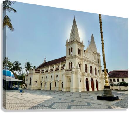 Santa Cruz Cathedral Basilica Fort Kochi 1 Canvas Print