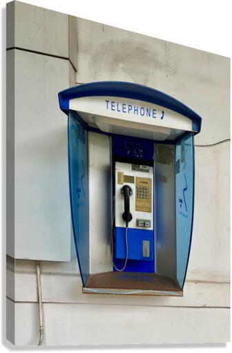 Old Payphone Canvas Print