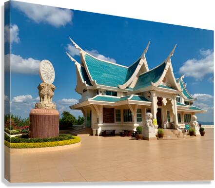 The stylish Wat Pa Phu Kon 1 Canvas Print