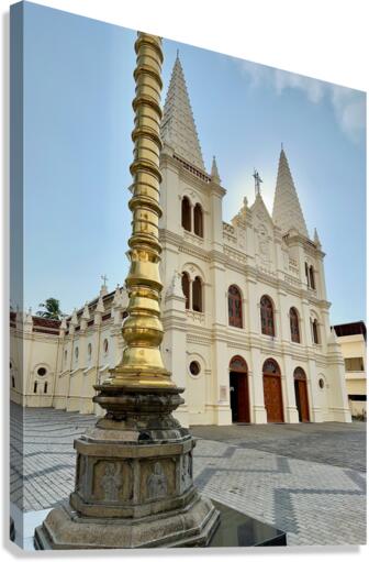 Santa Cruz Cathedral Basilica Fort Kochi 2 Canvas Print
