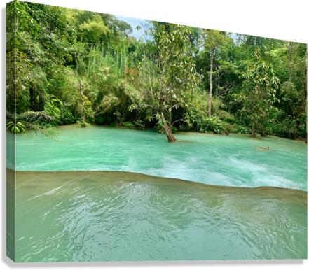 Kuang Si Waterfalls 7 Canvas Print