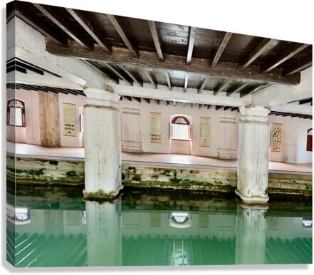 Ulupen Geya Kandy Lake Inside Reflection Canvas Print