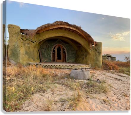 Special House on the Beach Canvas Print