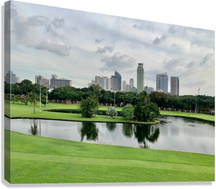 City Park  Lake Manila Canvas Print