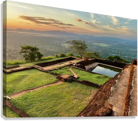 Sunrise on Top of Sigiriya Sri Lanka 7 Canvas Print