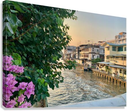 Bangkok Waterway Canvas Print