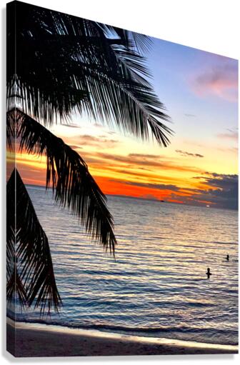 Sunset Bath Canvas Print