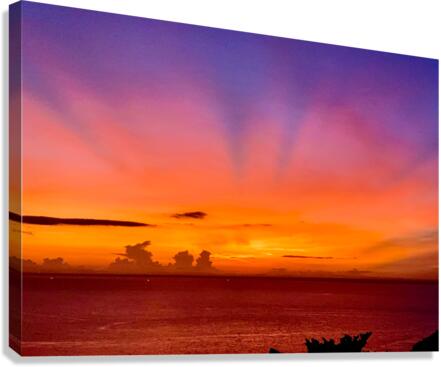 Amazing Colorful Sunset 2 Canvas Print