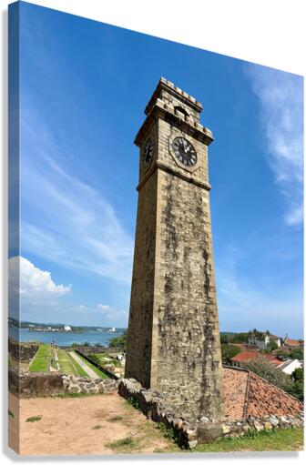 Galle Fort Clocktower Sri Lanka Canvas Print