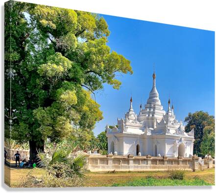 Little White Temple Canvas Print