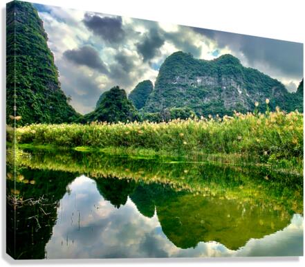 Ninh Binh Reflections Vietnam 1 Canvas Print