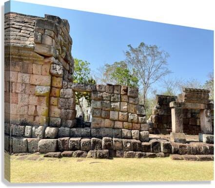 Temple Ruins in Nature Canvas Print