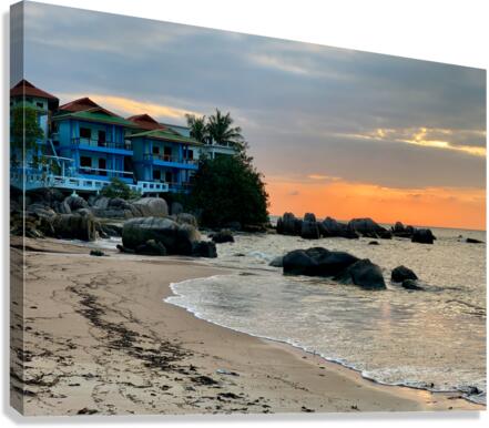 Sunset Resorts Canvas Print