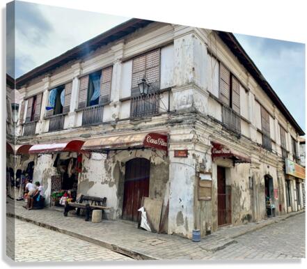 Vigan Street Corner Philippines Canvas Print